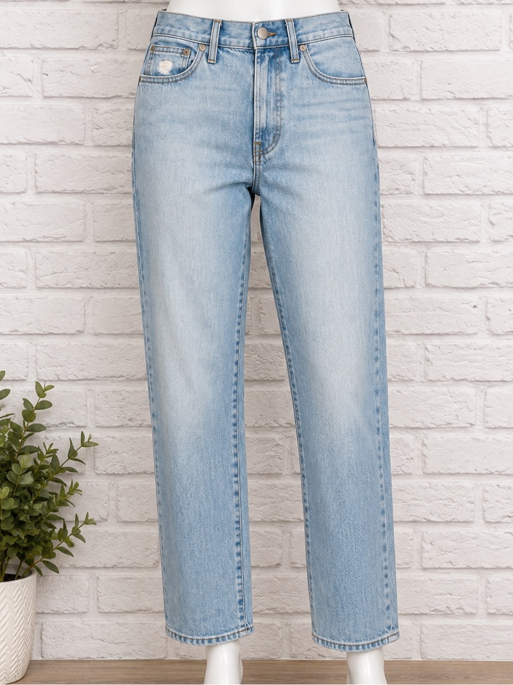 Madewell The Perfect Vintage Jeans Women’s 27 Light Wash High Rise Straight